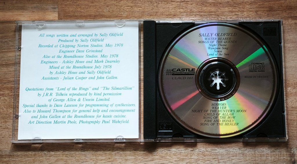 CDs: Sally Oldfield - Water Bearer CD – Gebraucht aus Aesch (Neftenbach) von Bug_online 2