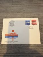Kuvert mit Briefmarken, Motiv Berge, Jahrgang 1991, Top!