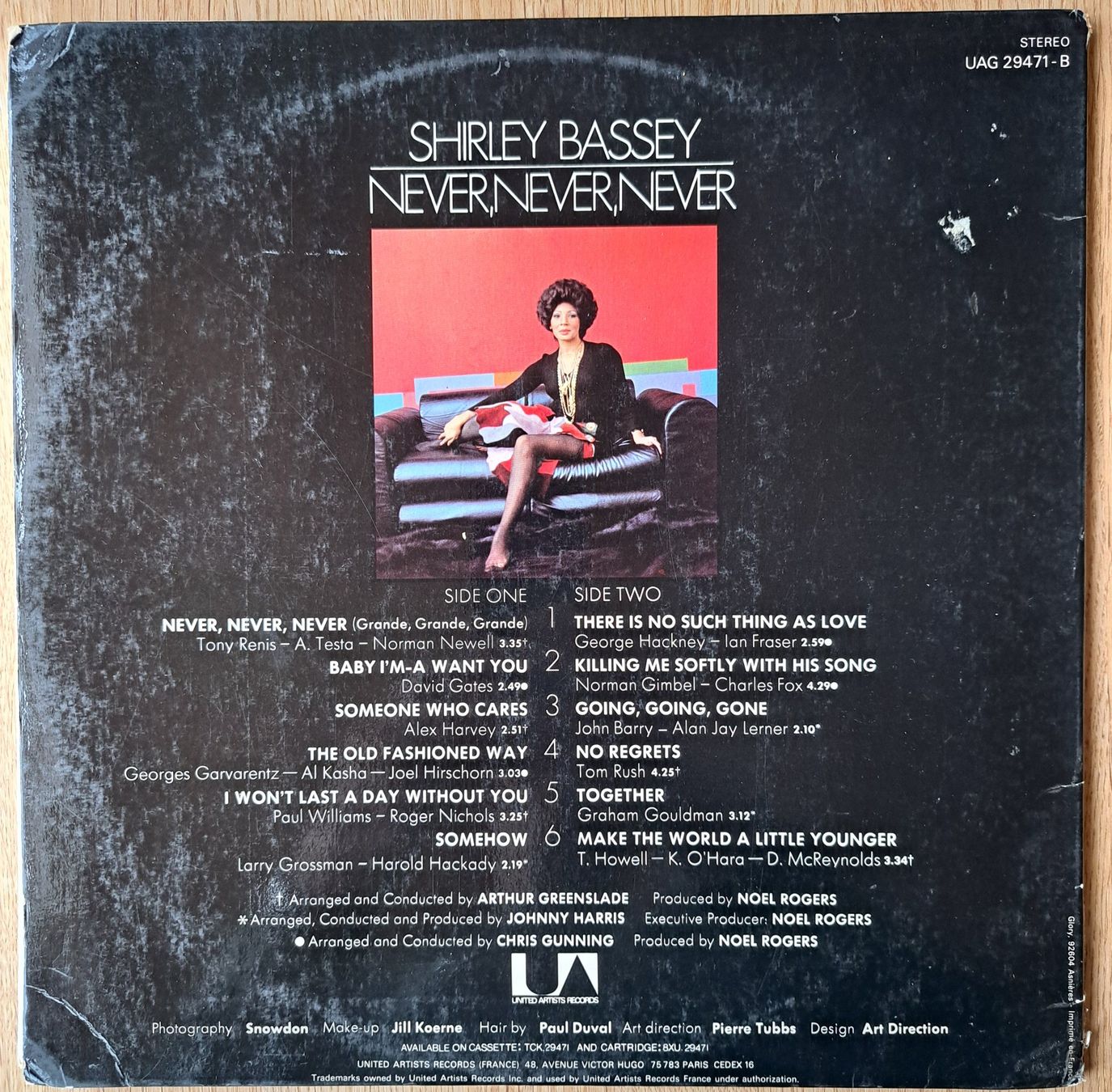 Vinyles: Shirley Bassey - Never, Never, Never – D'occasion à Meggen par Ricardokoch 1