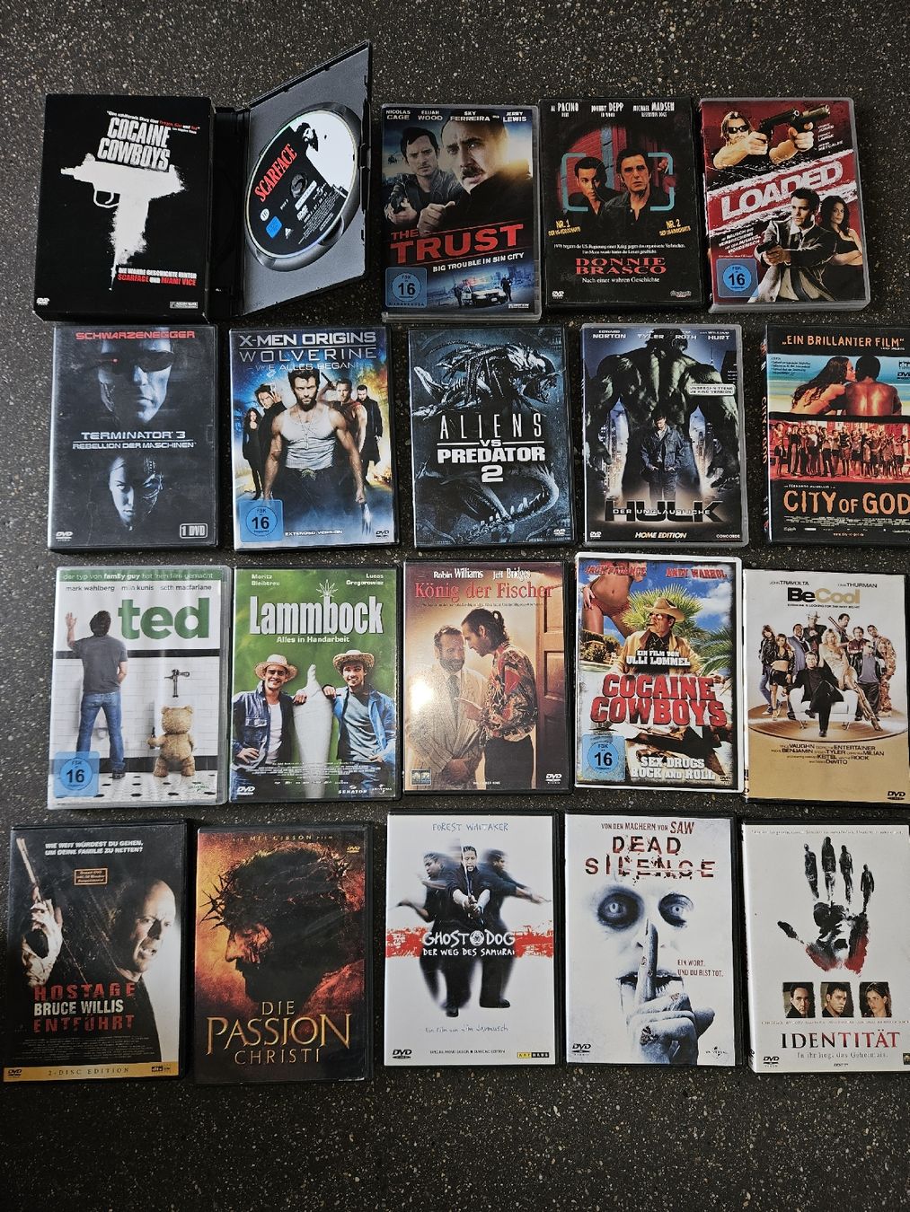 Tutti i DVDs: Diverse DVD-Filme Action Thriller Sammlung – Usato da Anwil venduto da tamoos