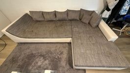 Grosses Ecksofa mit Recamiere – 310 × 200 cm