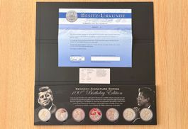 Kennedy Signature - 100th Birthday,Versilbert-Vergoldet