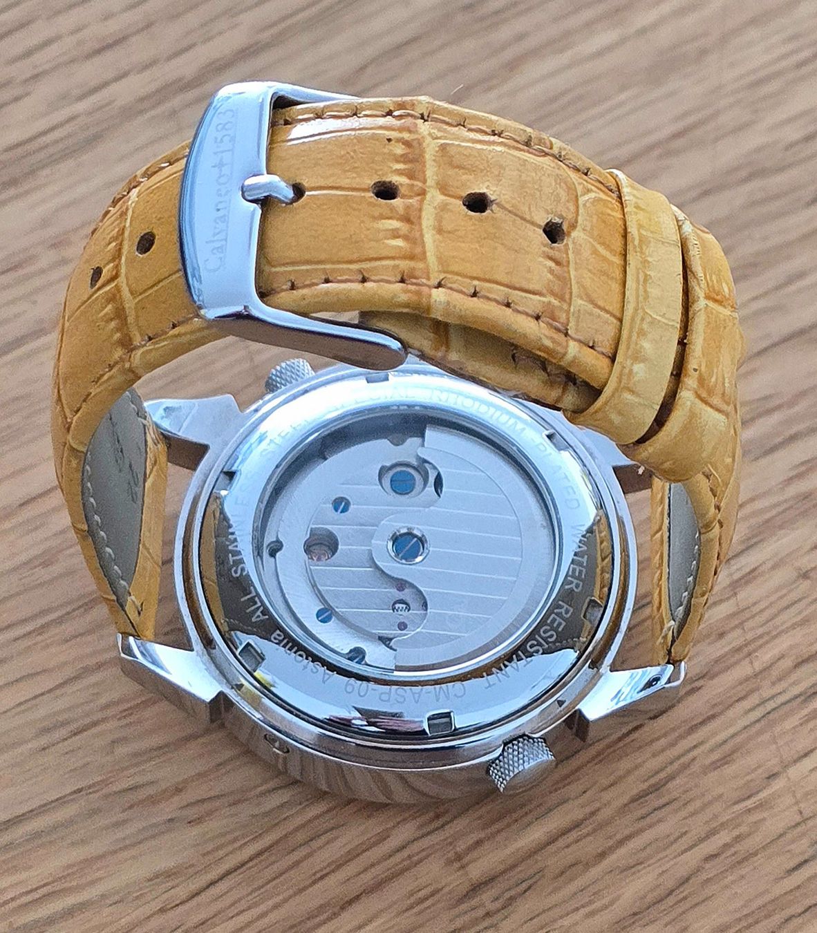 Longines Orologi: CALVANEO 1583 ASTONIA PLATIN SUNBRUSHED CHRONO AUTOMATIC – Usato da Neftenbach venduto da Taschen-Uhren 8