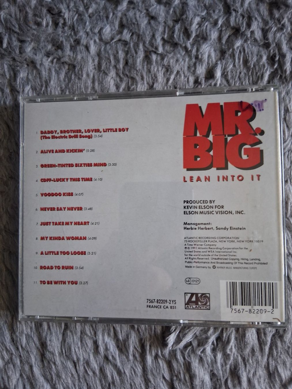 CD: MR. BIG       LEAN INTO IT         CD – Usato da Wetzikon ZH venduto da Ramones01 1