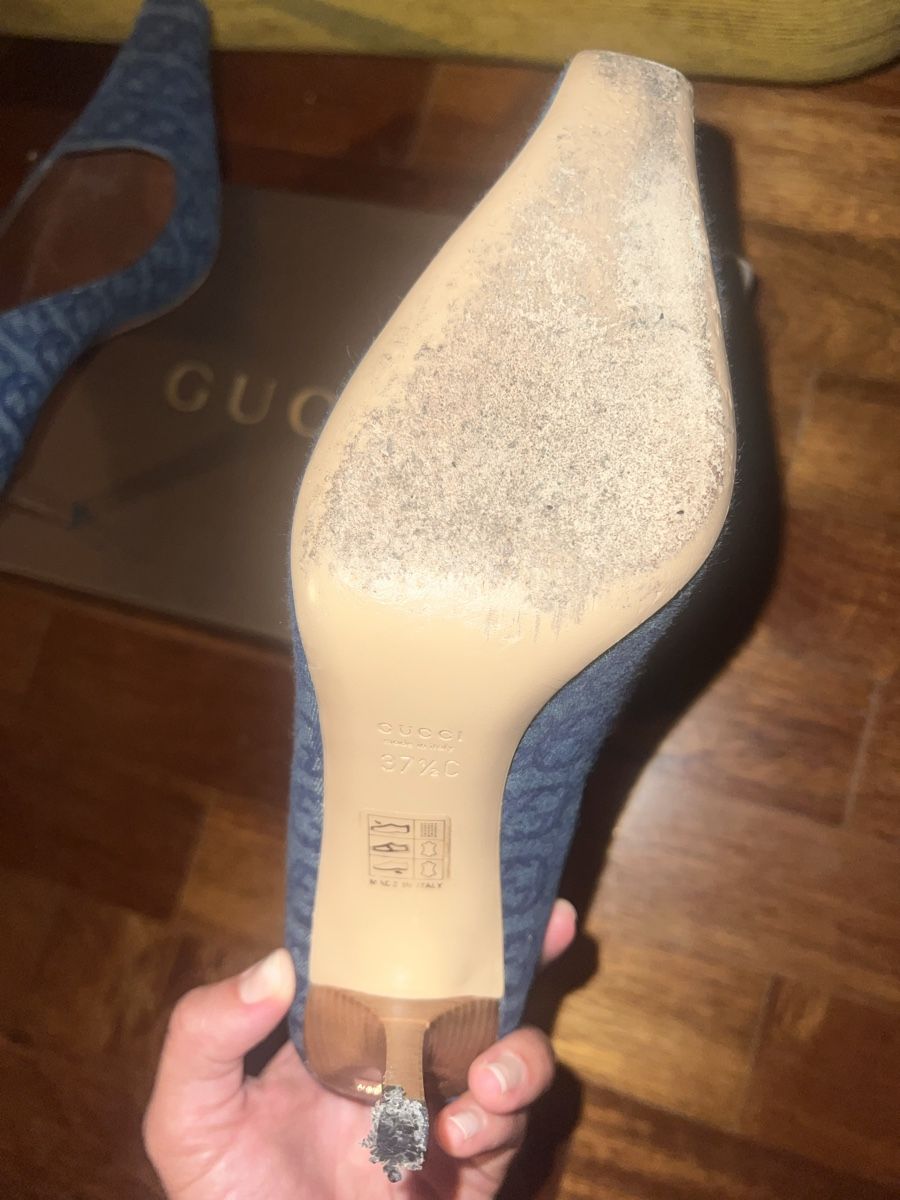 Gucci Damenschuhe: Escarpins Gucci Denim T37.5  – Gebraucht aus Moudon von mar_sv8x 4