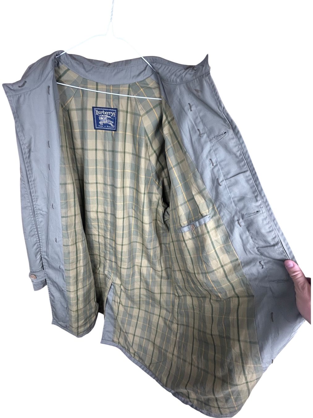 Burberry Cappotti: Trench-Coat Burberry Vintage Vert - 46 Regular – Nuovo (secondo la descrizione) da Hauterive NE venduto da Leo_o 1