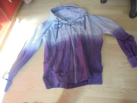 Hoodie Kapuzenjacke, Violett/Lila, Gr. XL, C&A, NEU