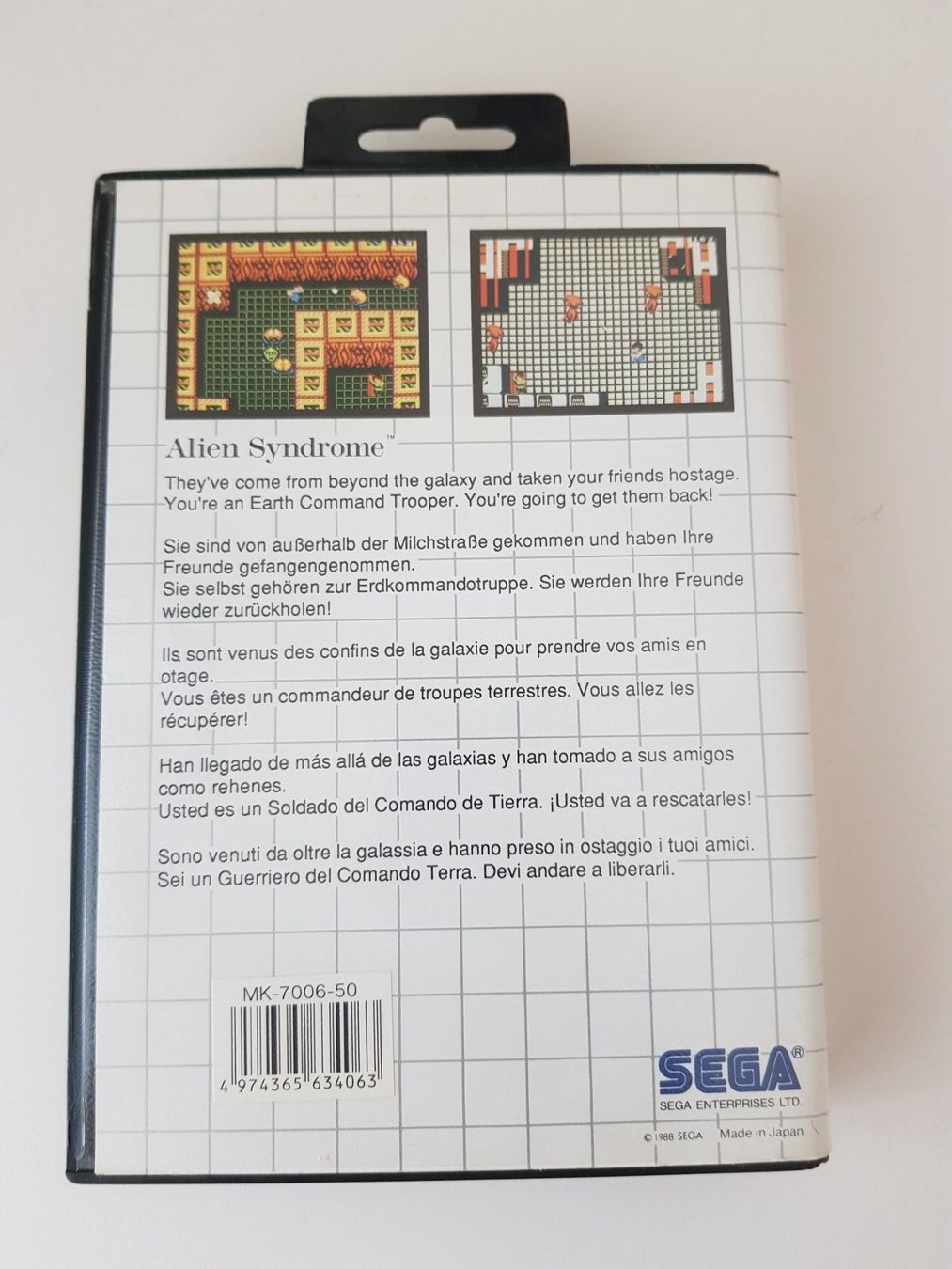 Sega Spiele: Alien Syndrome /Sega Master – Gebraucht aus Münchenstein von  1