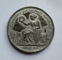 1880 Schützenmedaille Bienne (Biel) R189c Sehr selten