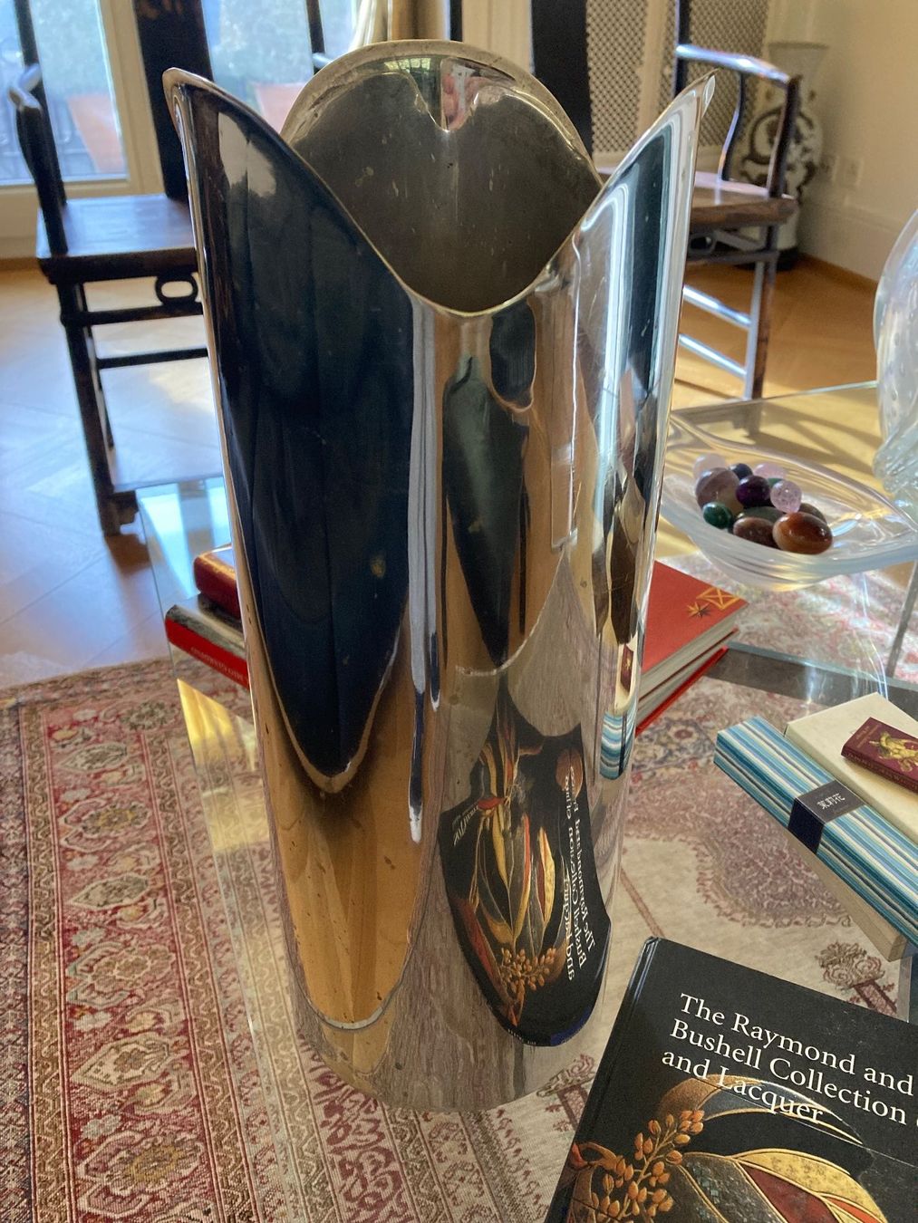 Vasi & Recipienti: WUNDERBARE, ELEGANTE VASE, VERSILBERT, H 40 cm – Usato da Zürich venduto da kostbares 1