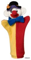 Handpuppe Clown mit 2 Gesichtern