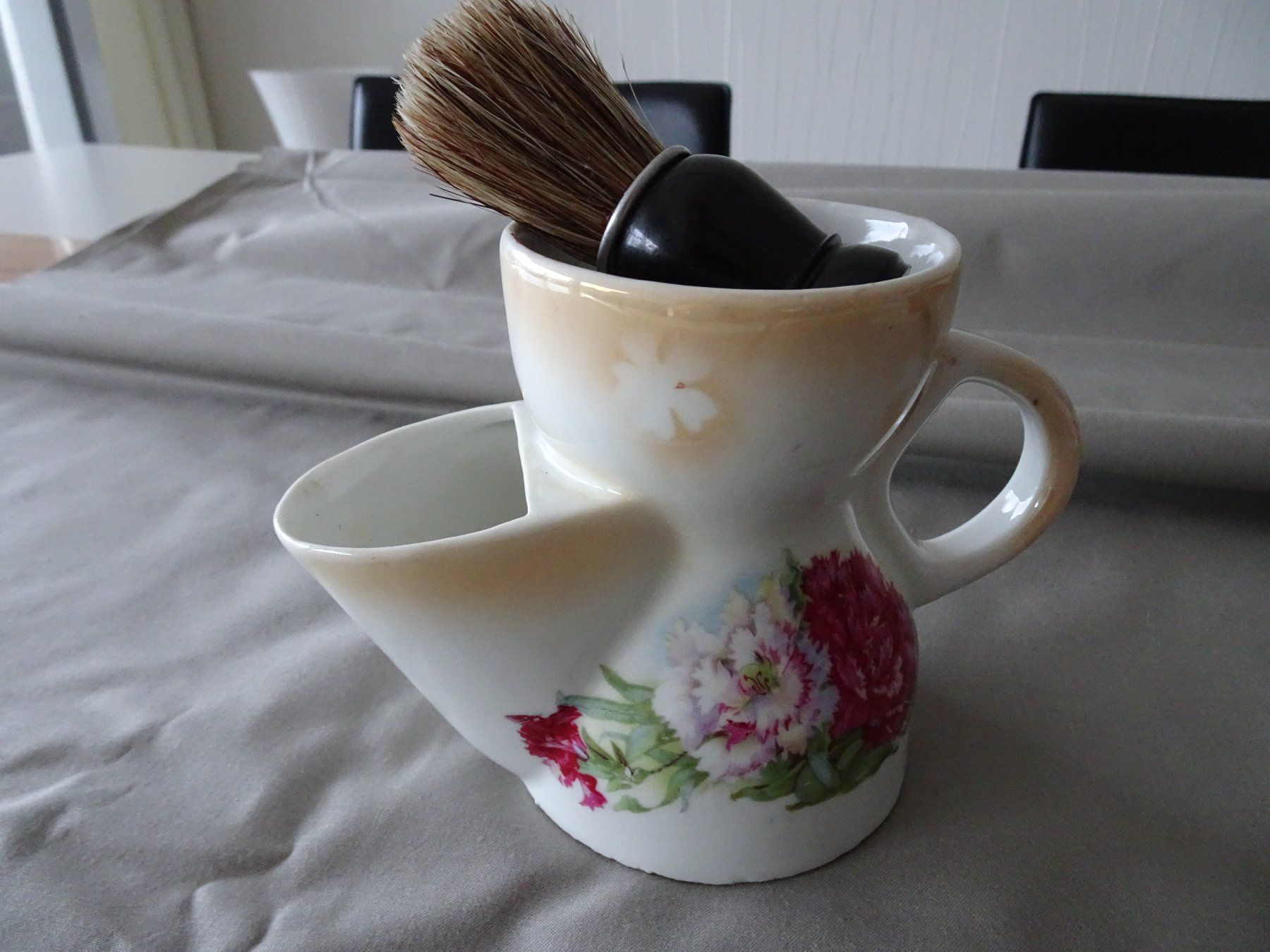 Tazze: antike Rasiertasse mit Pinsel – Usato da Vitznau venduto da Mina60 1