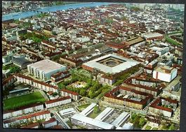 BASEL STADT Flugaufnahme