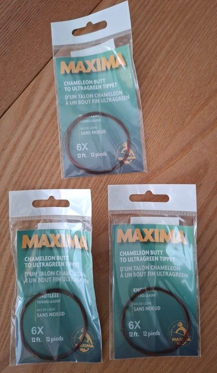 Libri: Maxima Fliegenvorfach 12 Fuss / 6X – Nuovo e nell'imballaggio originale da Allschwil venduto da Flupis