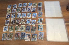 Star Wars Sammelkarten Konvolut mit zwei Alben gebraucht
