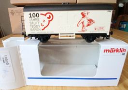 Märklin HO, 1 wagon frigorifique"100 ans Steiff Teddy Bären"