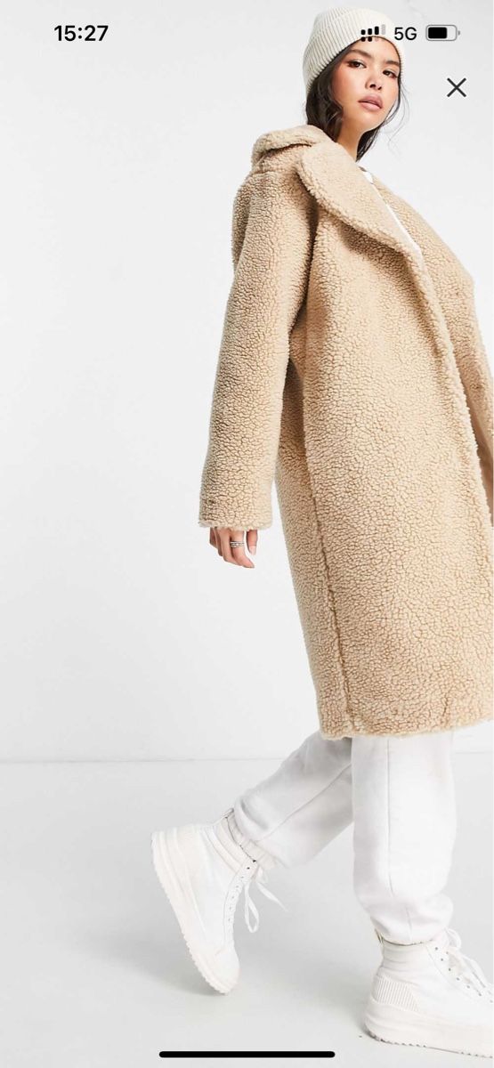 Cappotti: JDY Long Teddy Coat, beige, like new – Nuovo (secondo la descrizione) da Neuchâtel venduto da olg_6wbf