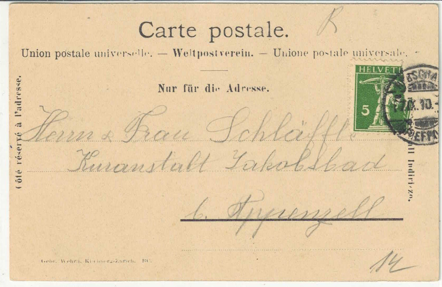 Cartoline postali: Rorschach - Generalansicht – Usato da Ettingen venduto da Kartenplanet 1