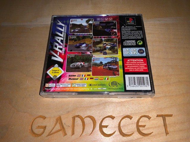 Sony Giochi: V-Rally Sony Playstation PS1 – Usato da Steinach venduto da Gamecet 2