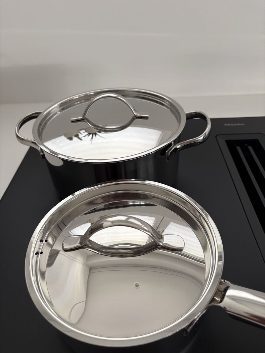 Sigg Padelle: SIGG Kochtopf 2-er Set Edelstahl mit Deckel – Nuovo (secondo la descrizione) da Rothenburg venduto da QueenofShopping1 1
