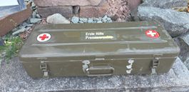 CH Armee Kiste /  Erstehilfe Kiste / Alukiste  leer