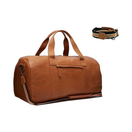 Hudson - Reisetasche Leder, Cognac - repariertes Innenfutter