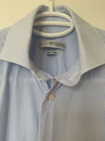 Artigiano by Asoni Hemd hellblau Size 39 M