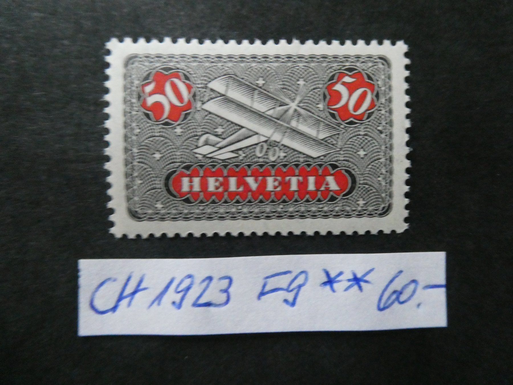 Tutti i francobolli: CH 1923 Nr. F9 postfrisch – Usato da Lausen venduto da Herbamare01