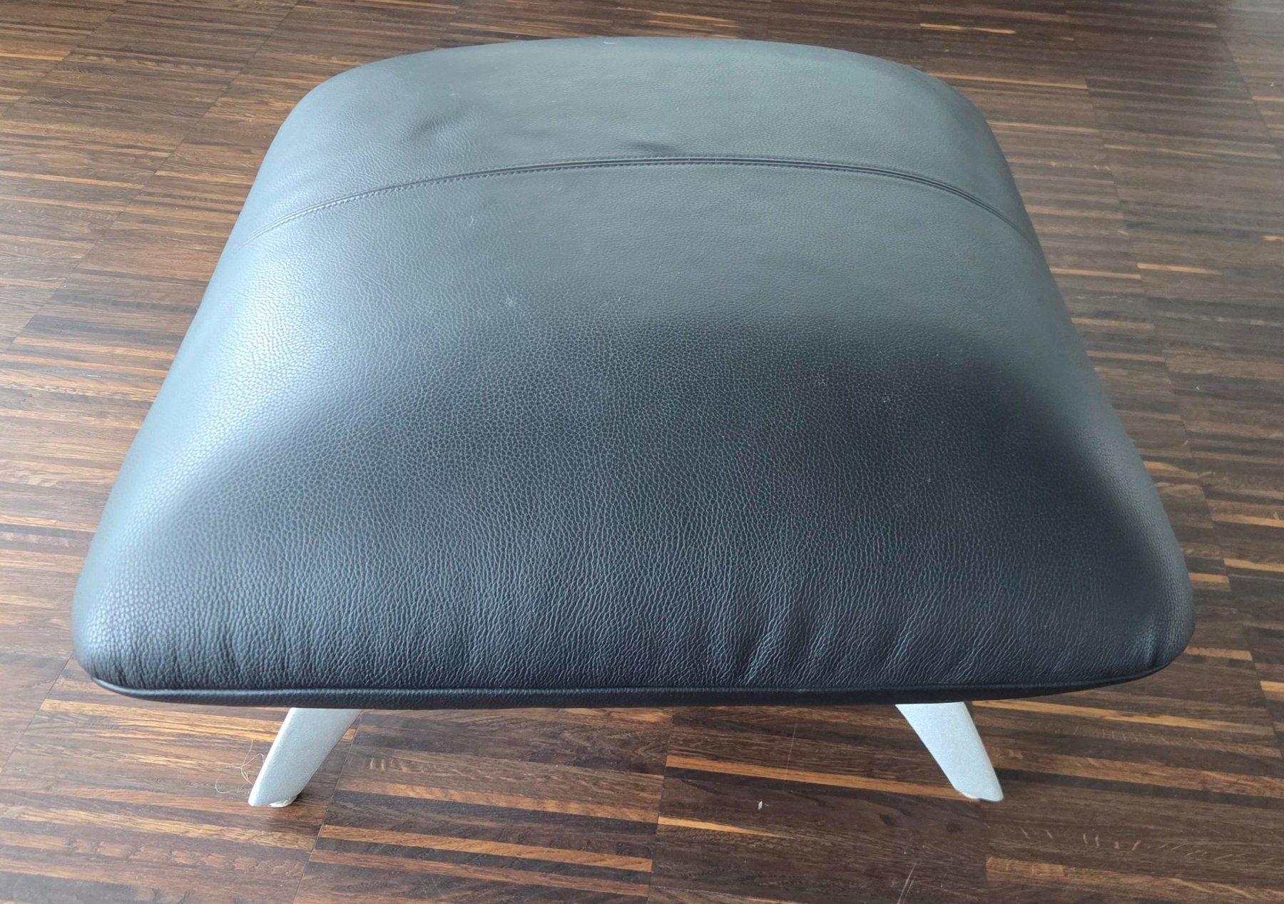 Rolf Benz Divani: Rolf Benz Ledersofa mit Hocker – Usato da Dättlikon venduto da hansbinder 2