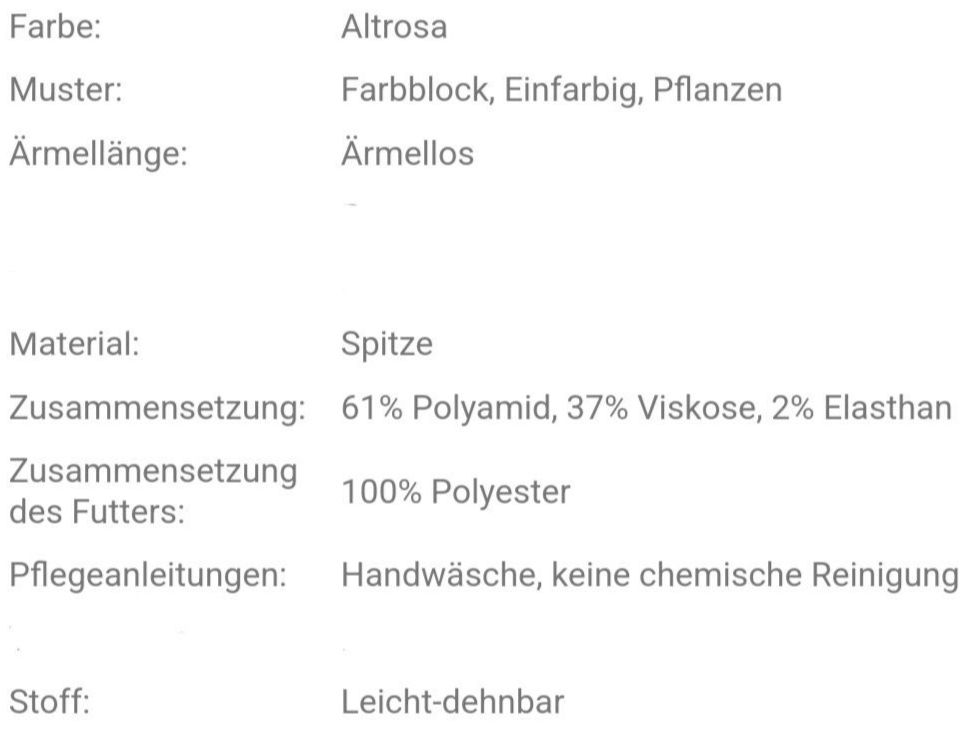 Vestiti: Abendkleid Altrosa L – Nuovo e nell'imballaggio originale da Büttikon AG venduto da PAM120319 5