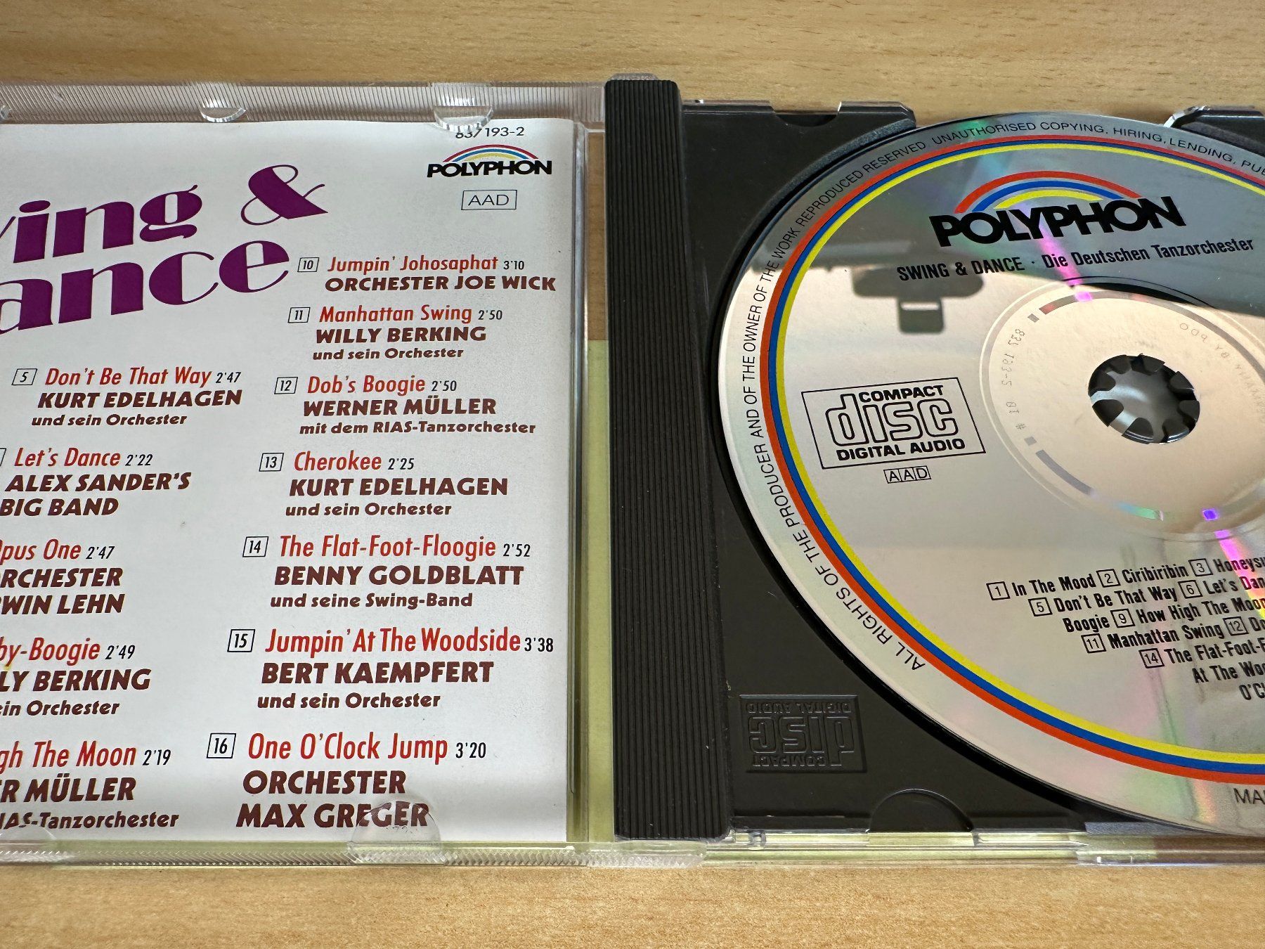 CDs: Various – Swing & Dance – Gebraucht aus Rikon im Tösstal von Alpenmutz 2