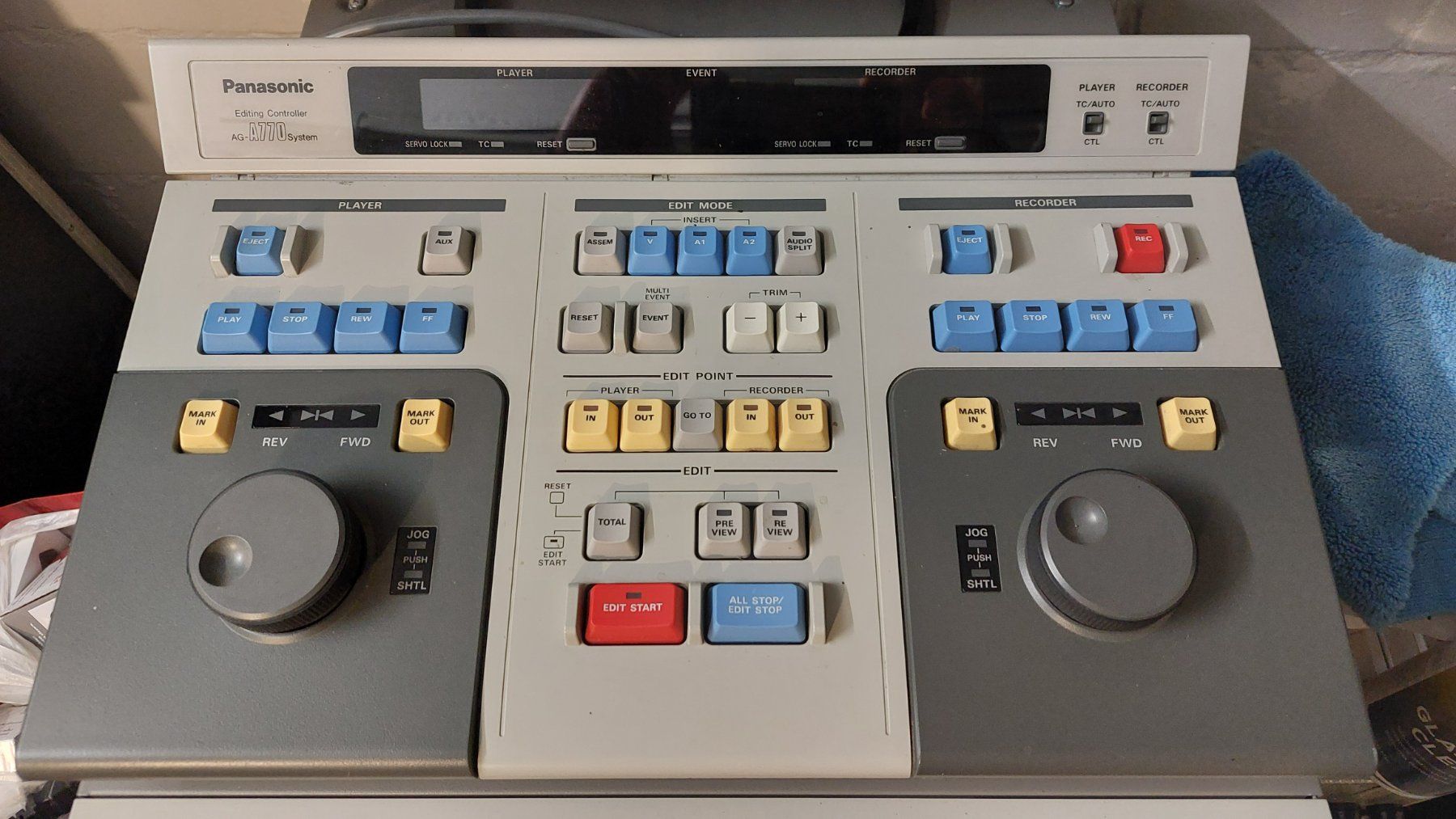 Panasonic Registratori: Panasoinc AG-A770 Profi Schnittsteuerung – Usato da Rheineck venduto da FMPTV