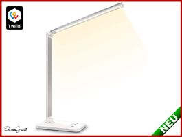 LED Schreibtischlampe Dimmbar - 5 Farben - Tischleuchte