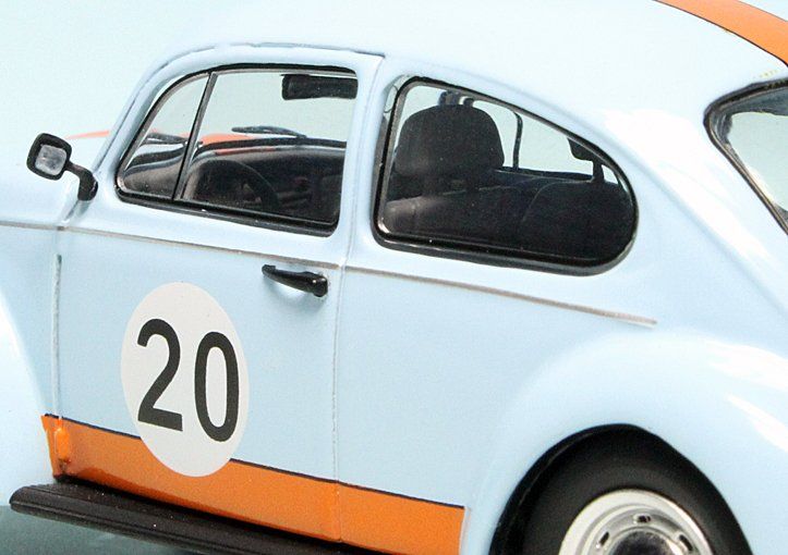 Volkswagen Modellini d'auto: VW Käfer 1200 #20 Gulf Design hellblau / orange / Decor – Nuovo e nell'imballaggio originale da Gerlafingen venduto da espero88 6