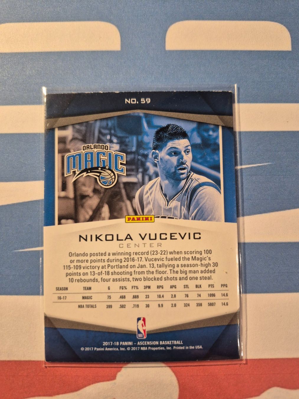Panini Carte collezionabili: NBA Nikola Vucevic Orlando Magic – Usato da Treiten venduto da Sauber73 1