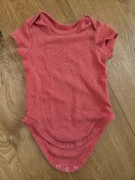 Baby Body, Grösse 74, Babybody, Punkte rot, Kurzarmbody 