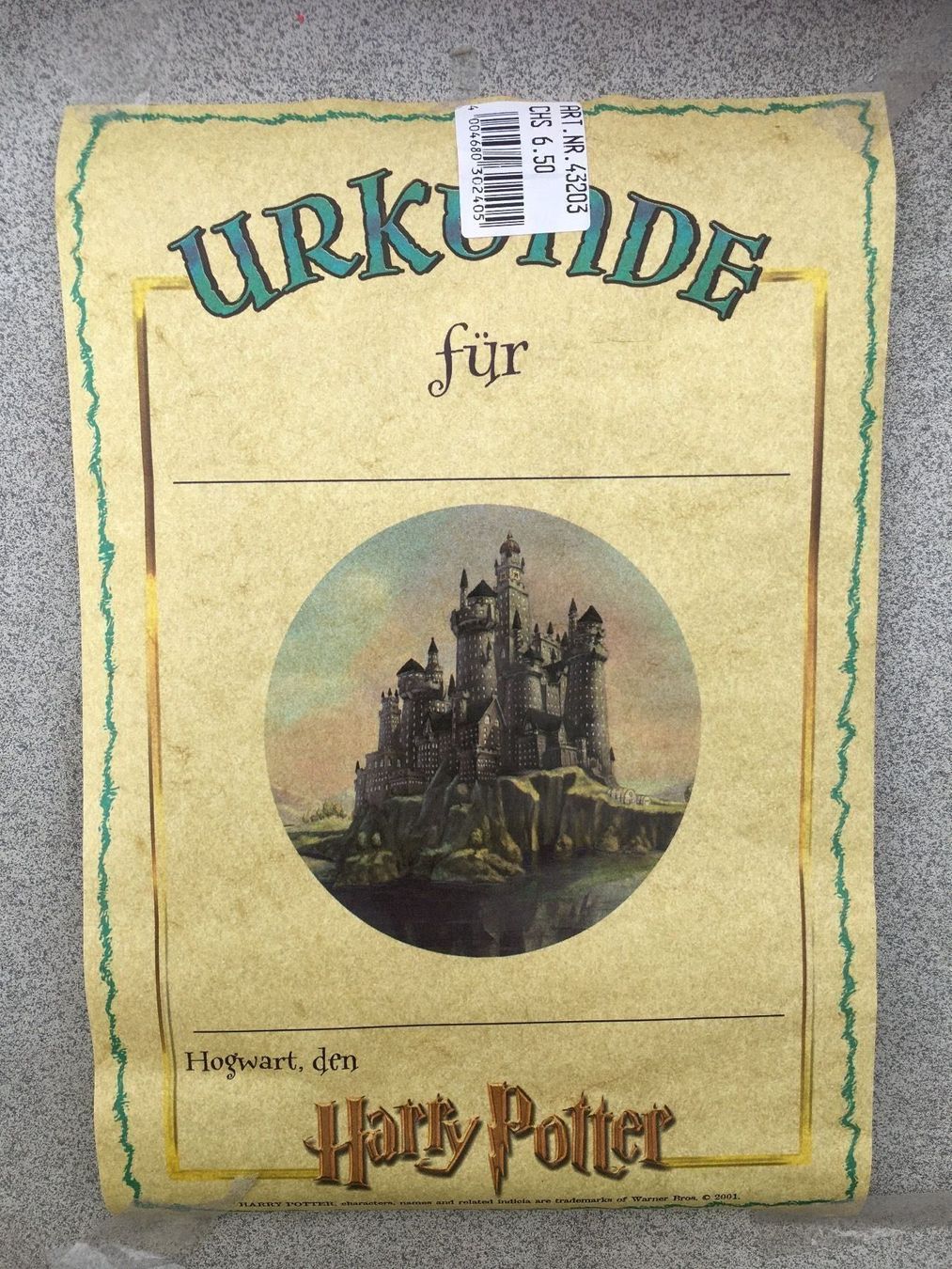 Papiere: Harry Potter – Neu (gemäss Beschreibung) aus Bauma von Budgerigar 5