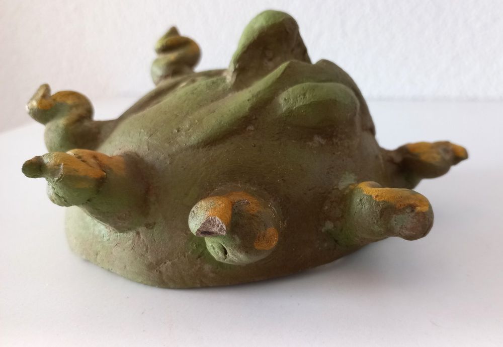 Vintage-Wandskulptur Mit Löffel & Gabel – Antik & Handbemalt