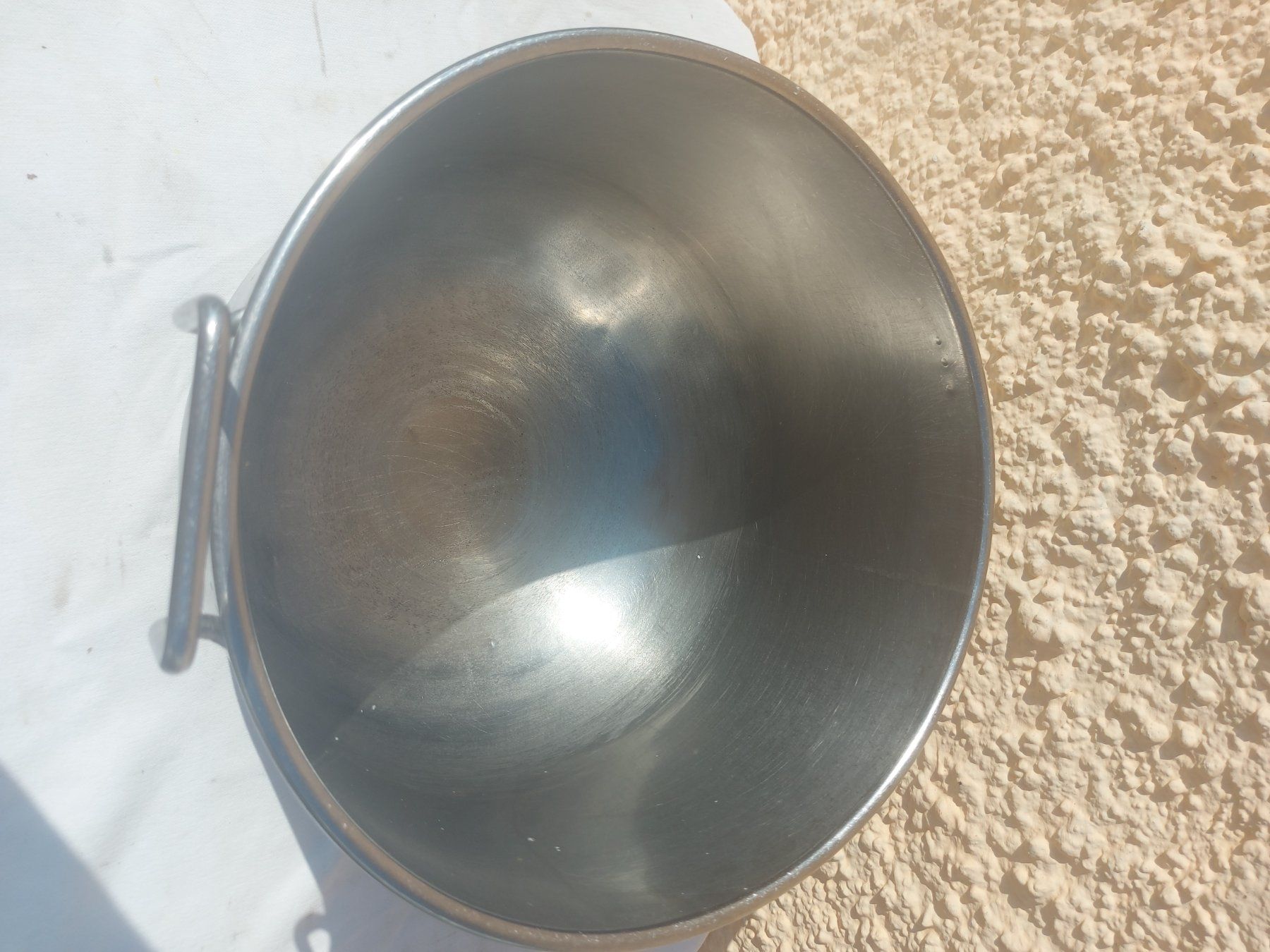 Ciotole: Grosse Chromstahlschüssel mit Griffen  35x28cm – Usato da Rheinau venduto da profitronic.shop 4