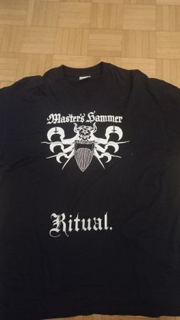 Master's Hammer-Vintage Ritual T-Shirt XL Black Metal