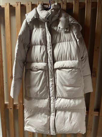 Hallhuber Wintermantel Beige, Gr. 36 - Top Zustand!
