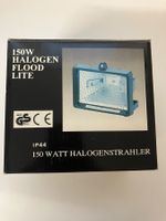 150W Halogen Aussenstrahler Fluter IP44 Strahler mit Lampe