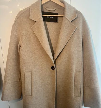 Opus Mantel, Grösse 38, dunkelbeige