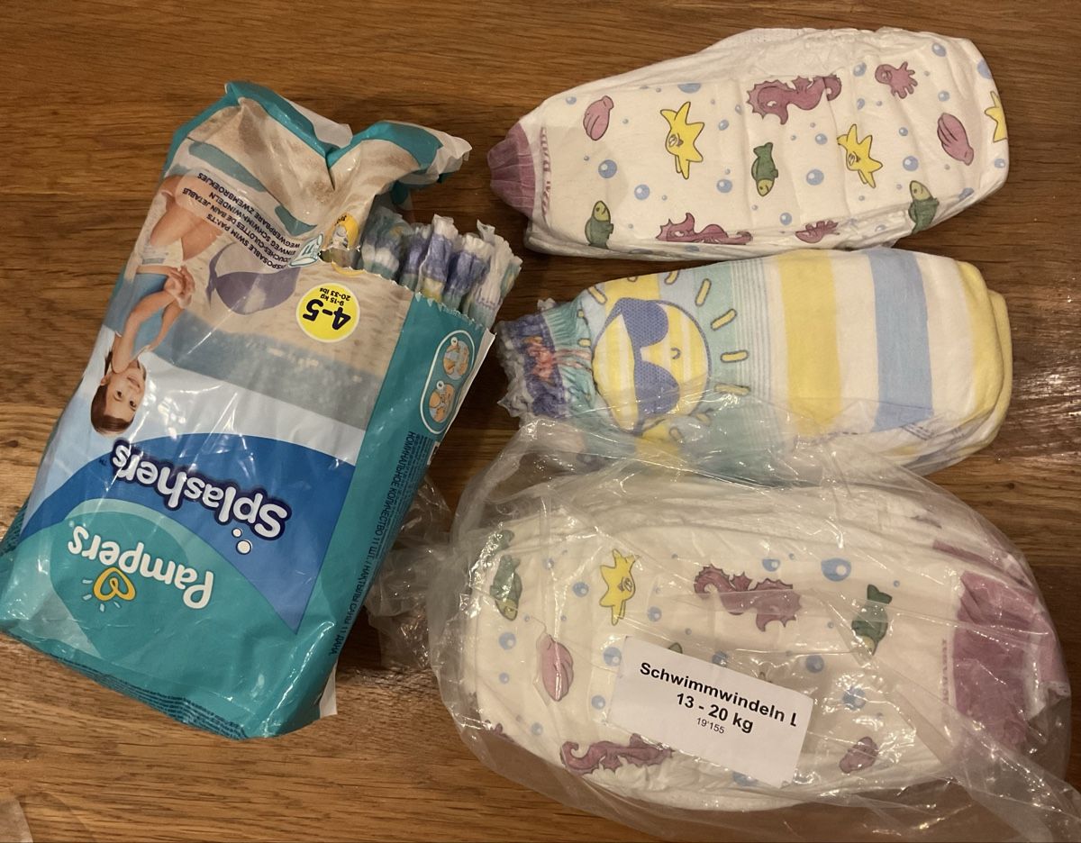 Secchi per pannolini & Pannolini: Schwimmwindeln 9 - 15 Kg – Nuovo (secondo la descrizione) da Buchs AG venduto da Yuca01 1