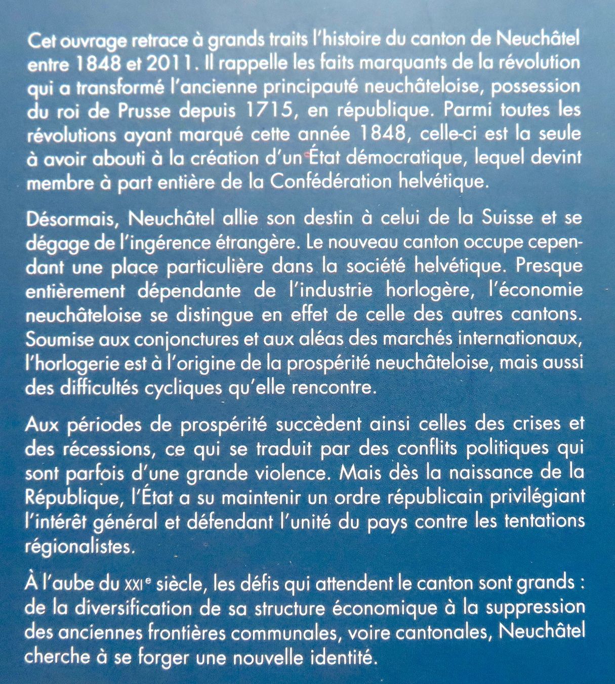 Libri: Histoire du canton de Neuchâtel – Usato da Le Locle venduto da LibrairieLaBergerie 3