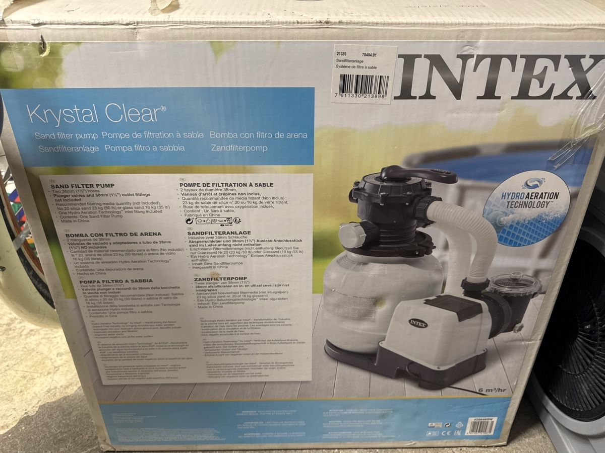 Intex Accessori per Piscine: Sand Filteranlage – Usato da kloten venduto da Jean0077 1