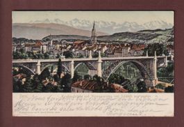 BERN - Kornhausbrücke vom Schänzli - 1904