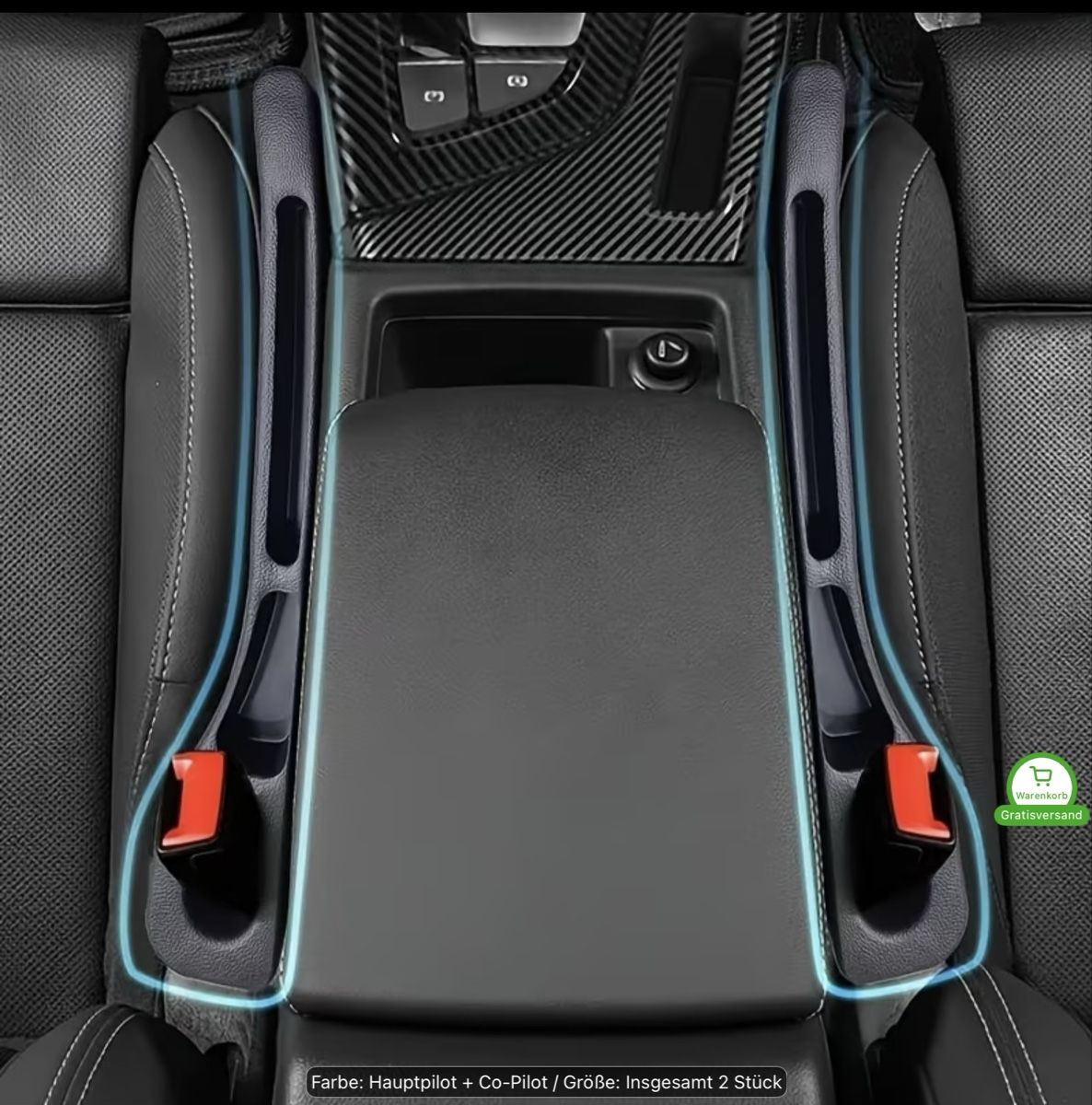 Accessori per altri veicoli: Autositz-Spalten-Organizer – Nuovo e nell'imballaggio originale da Aarau venduto da Libita70