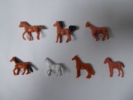 7 x Set Pferd, Spur 0 bis Spur 1, Safari, neu