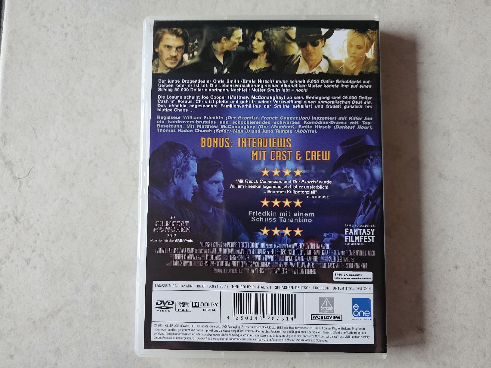 Tutti i DVDs: Killer Joe  /  Uncut Version – Usato da Schneisingen venduto da backstore24 1